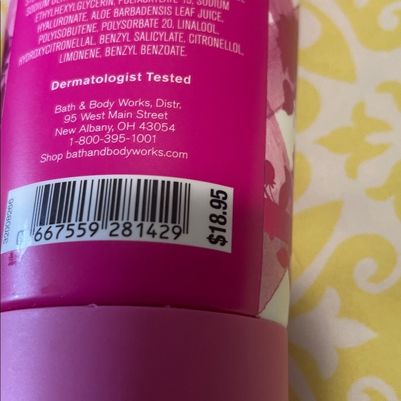 Bath & Body Works Gingham Gorgeous Fragrance Mist and Body Cream-Heavenly! NWT - Picture 5 of 7